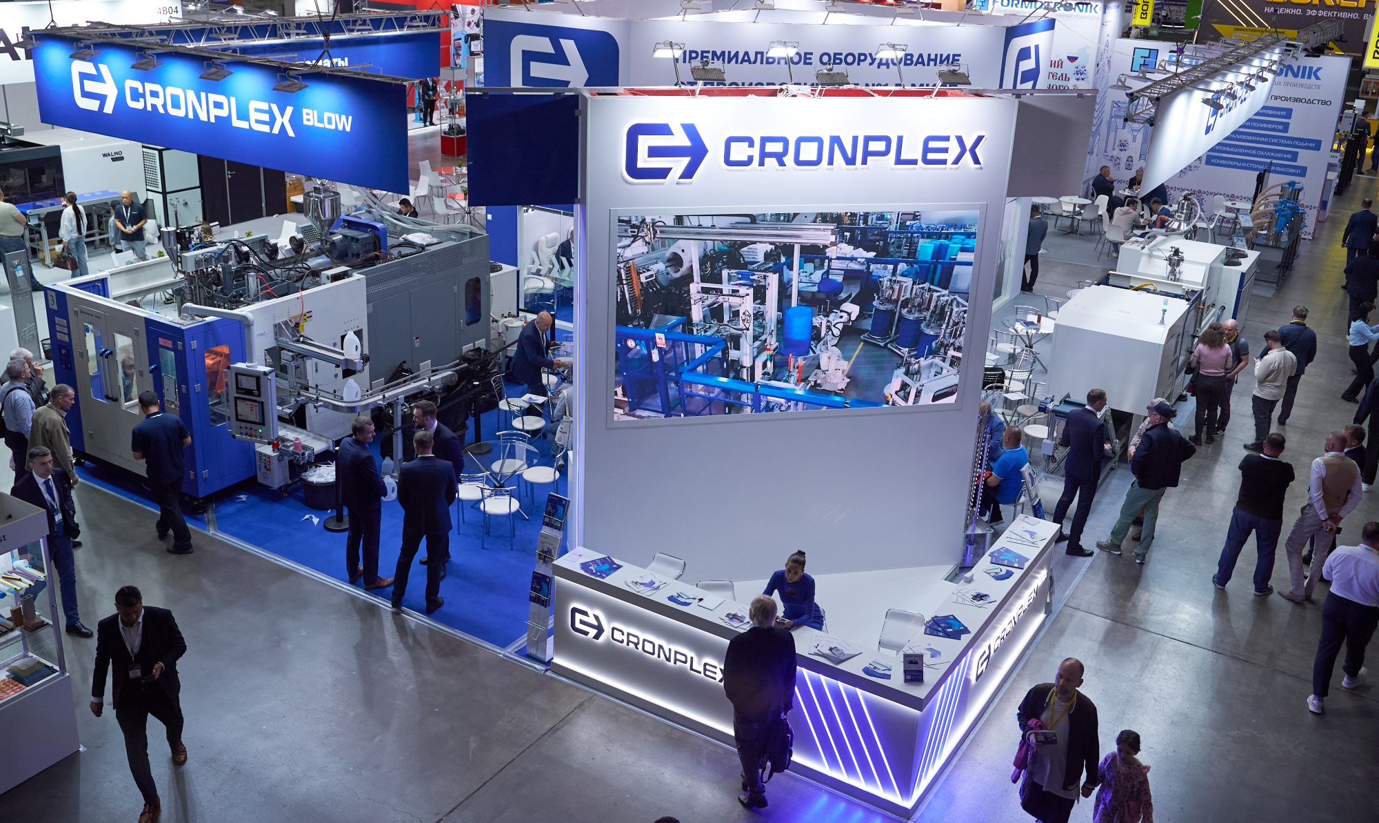 Cronplex представил на Rosplast 2026 новое направление – экструзионно-выдувное оборудование Cronplex представил на Rosplast 2026 новое направление – экструзионно-выдувное оборудование